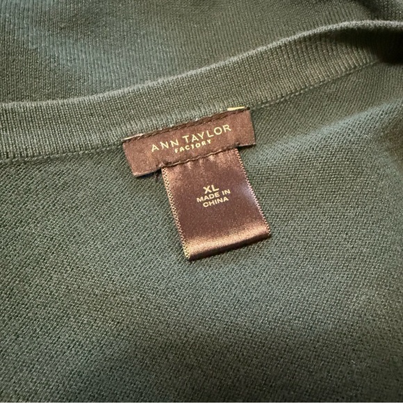 Ann Taylor teal cardigan - Picture 3 of 3
